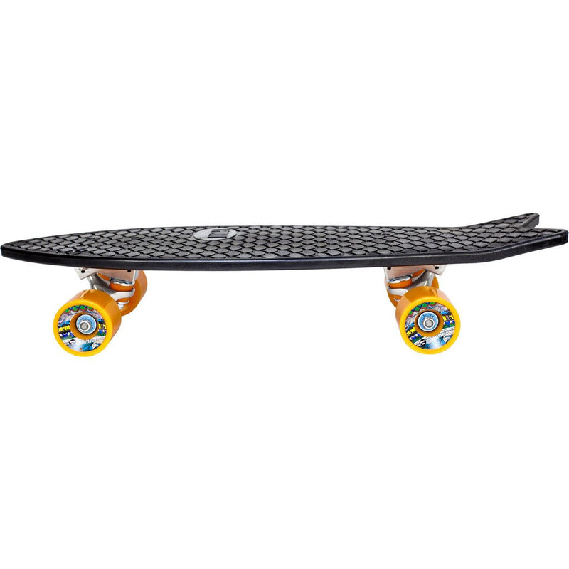 Bureo Minnow Complete Cruiser Skateboard | Black/Tangerine ComBlkTW108