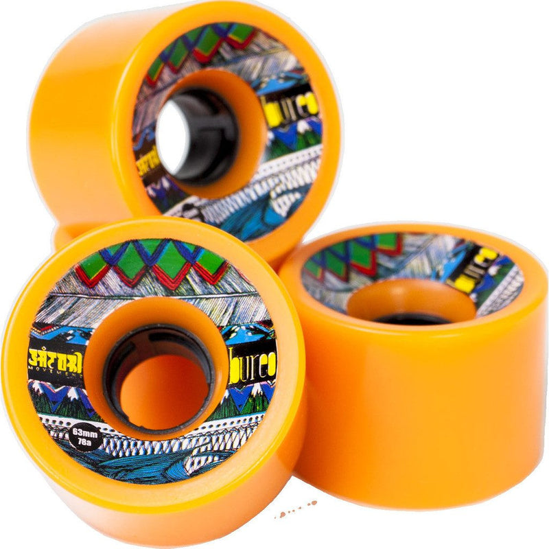 Bureo Minnow Complete Cruiser Skateboard | Black/Tangerine ComBlkTW108