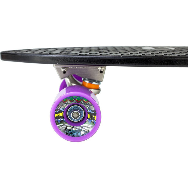 Bureo Minnow Complete Cruiser Skateboard | Black/Violet