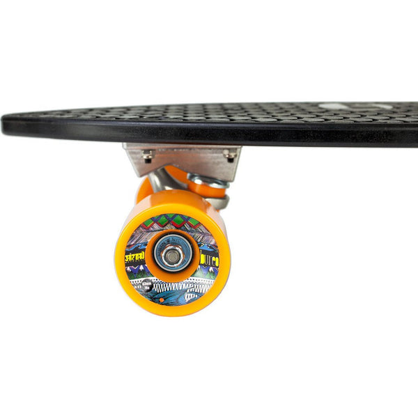 Bureo Minnow Complete Cruiser Skateboard | Black/Tangerine ComBlkTW108