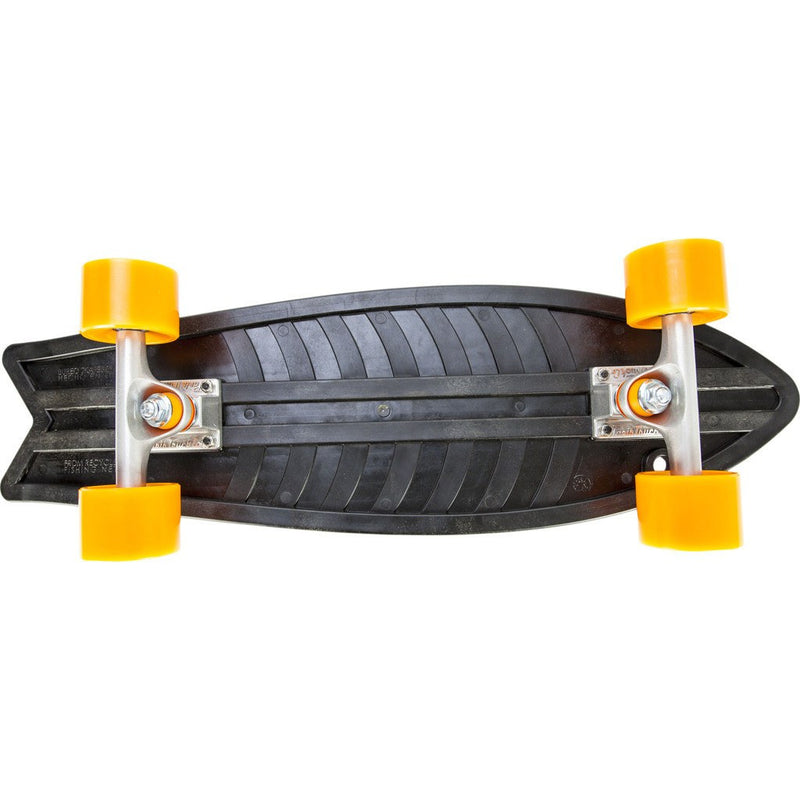 Bureo Minnow Complete Cruiser Skateboard | Black/Tangerine ComBlkTW108