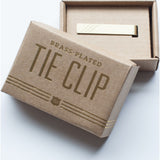 Izola Blank Tie Clip | Gold 4500
