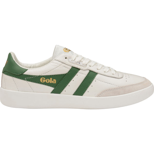 Gola Mens Inca Leather Sneakers | White/Green- CMA686-Size 13