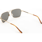 Randolph Engineering Intruder 23K Gold Plated Sunglasses | Gray Glass Skull 58MM IR81411