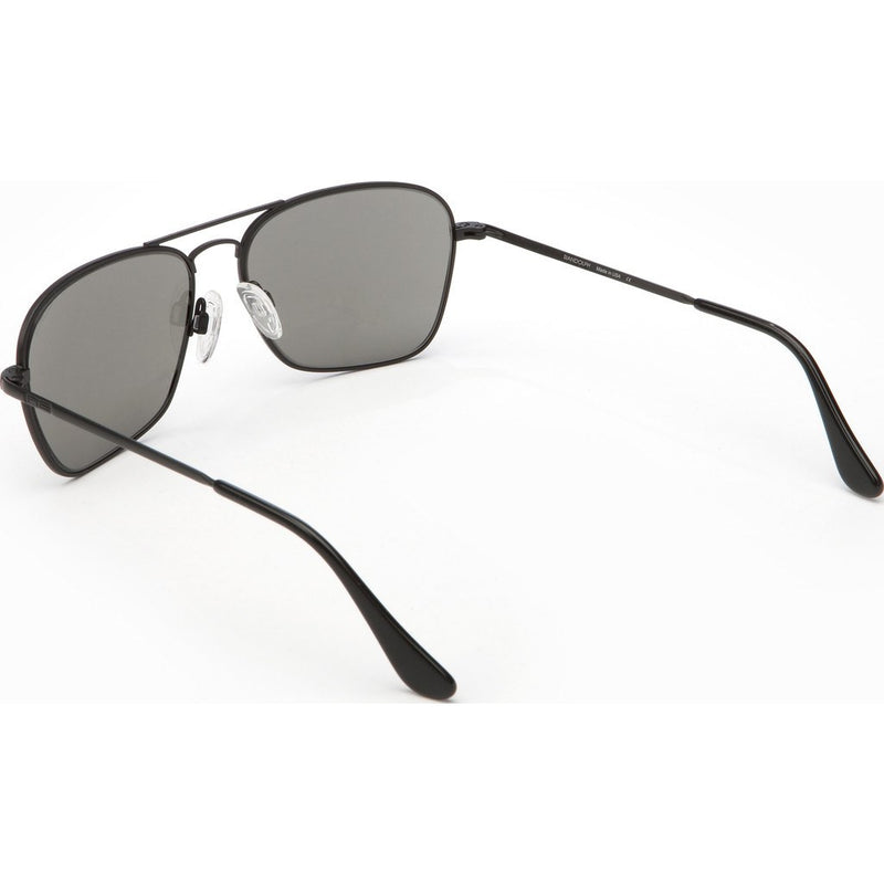 Randolph Engineering Intruder Matte Black Sunglasses | Gray Glass Skull 58MM IR82411