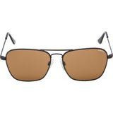 Randolph Engineering Intruder Matte Black Sunglasses | Tan Polarized PC Skull 58MM IR82432-PC