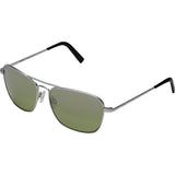 Randolph Engineering Intruder Matte Chrome Sunglasses | Jade Metallic Nylon AR Skull 58MM IR84410-NY