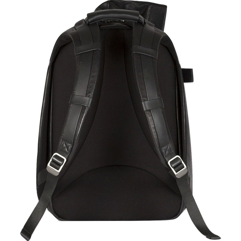 Cote&Ciel Isar Medium Alias Cowhide Leather Backpack | Agate Black 28370