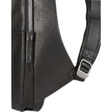 Cote&Ciel Isar Medium Alias Cowhide Leather Backpack | Agate Black 28370