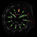 Isobrite Valor ISO100-PU T100 Black-Green Watch | Black Polyurethane