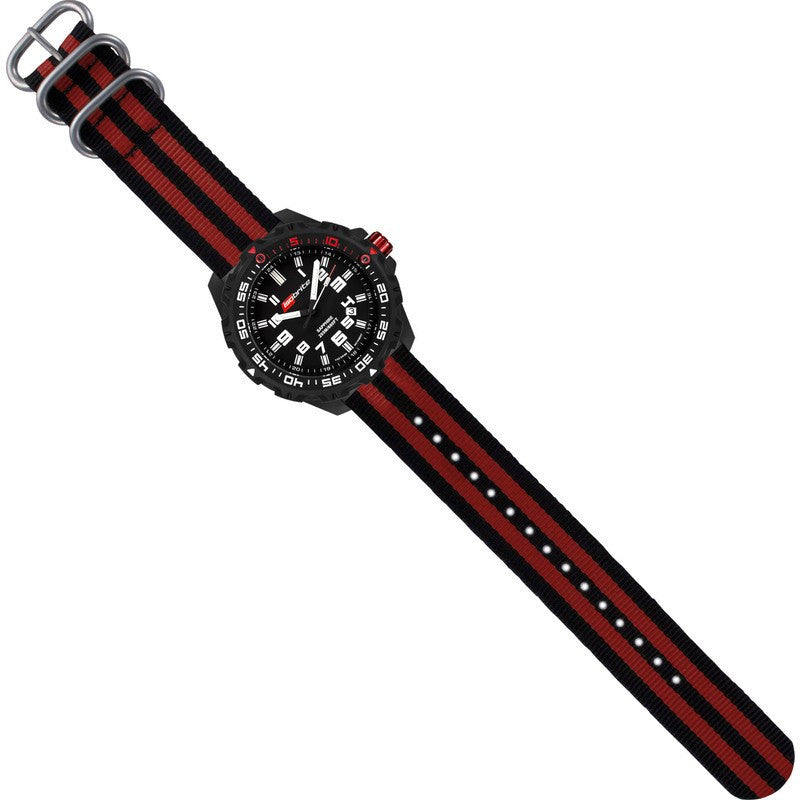 Isobrite T100 Limited Concept Men's Watch Black-Red | Nylon ISO100NTR