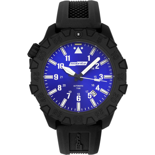AmourLite Isobrite Squadron Series T100 Tritium Illuminated Automatic Watch | Metallic Blue