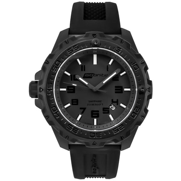 Isobrite T100 Eclipse Men's Watch Black Mil-Spec | Silicone ISO203MIL