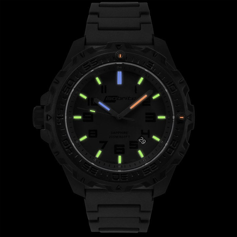 Isobrite T100 Eclipse Men's Watch Black Mil-Spec | Polyurethane ISO213MIL