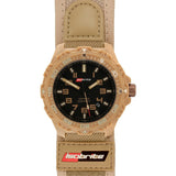 Isobrite T100 Valor Polycarbonate Men's Watch Tan-Black | Nylon ISO314