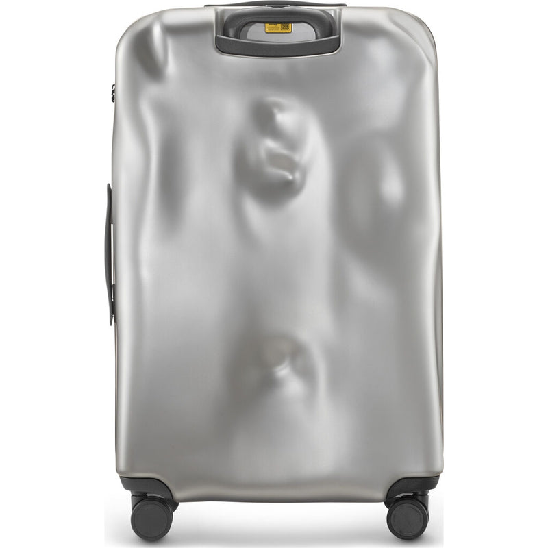  Crash Baggage Icon Trolley Suitcase | Metal Silver --Medium Cb162-21