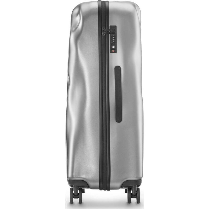  Crash Baggage Icon Trolley Suitcase | Metal Silver --Small Cb161-21