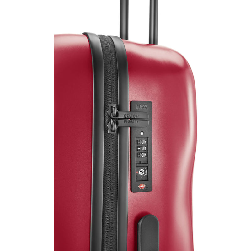  Crash Baggage Icon Trolley Suitcase | Red --Large Cb163-11