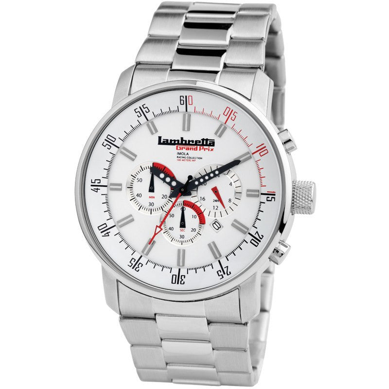Lambretta Imola Watch | Bracelet White 2152WHI