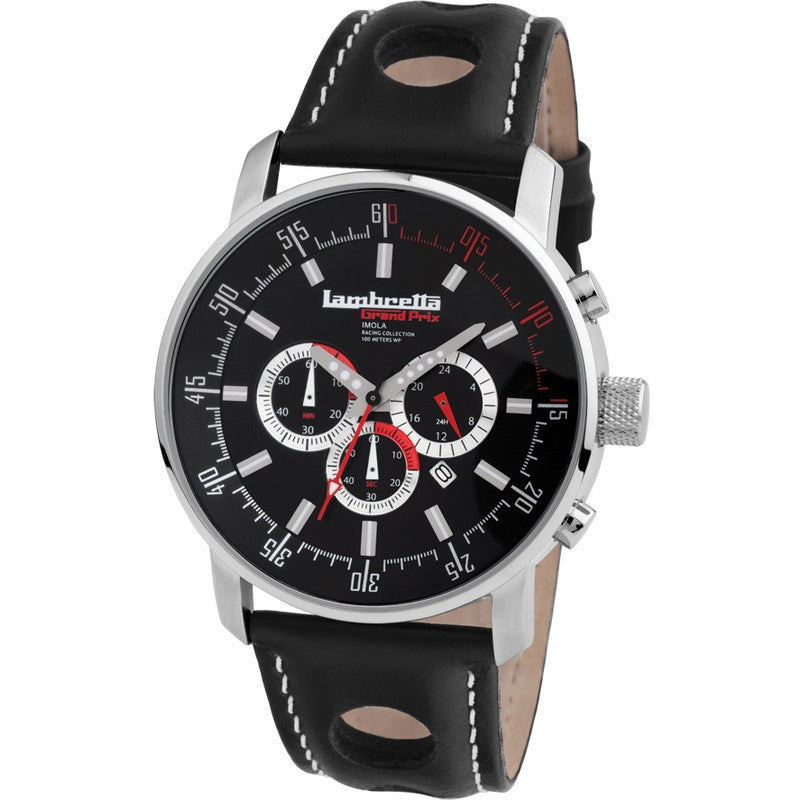 Lambretta Imola Watch | Leather Black 2151BLA
