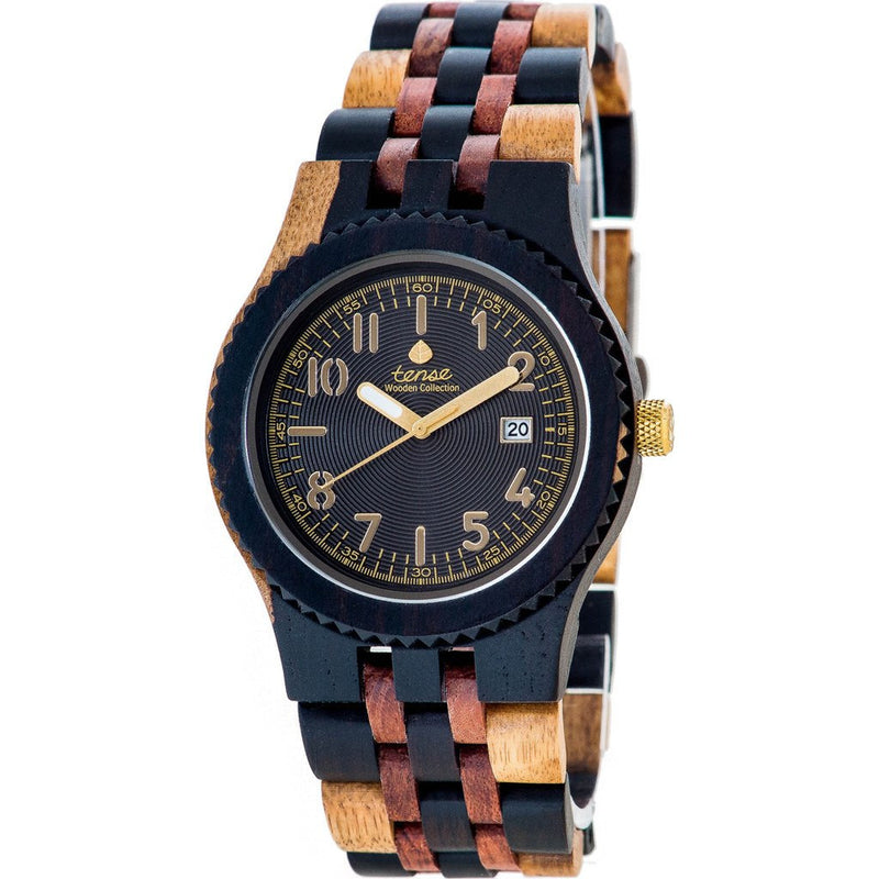 Tense Yukon Watch | Dark Dual Tone Sandalwood/Rosewood J5200IDM-BG