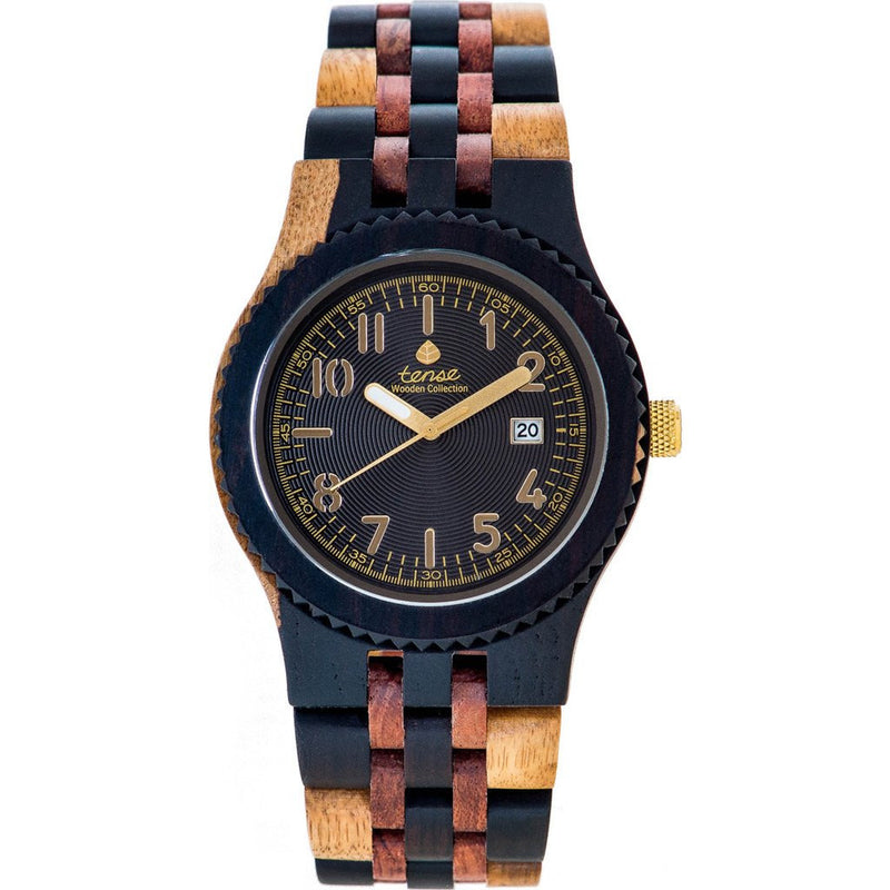 Tense Yukon Watch | Dark Dual Tone Sandalwood/Rosewood J5200IDM-BG
