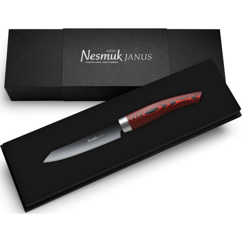 Nesmuk Janus Office Knife 90 Micarta Red