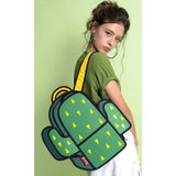 Jump From Paper Cactus Backpack | Green