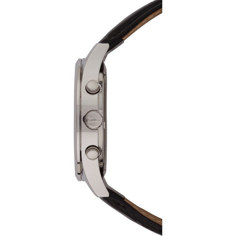 Jorg Gray JG6600-22 Silver w/ Silver Chronograph Men's Watch | Leather