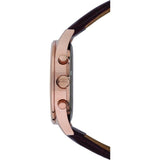 Jorg Gray JG6600-23 Silver w/ Gold Chronograph Men's Watch | Leather