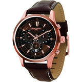 Jorg Gray JG6800-24 Silver Chronograph Men's Watch | Leather
