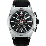 Jorg Gray JG7800-21 Black Chronograph Men's Watch | Leather