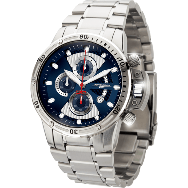 Jorg Gray JG8500-22 Blue Chronograph Men's Watch | Steel