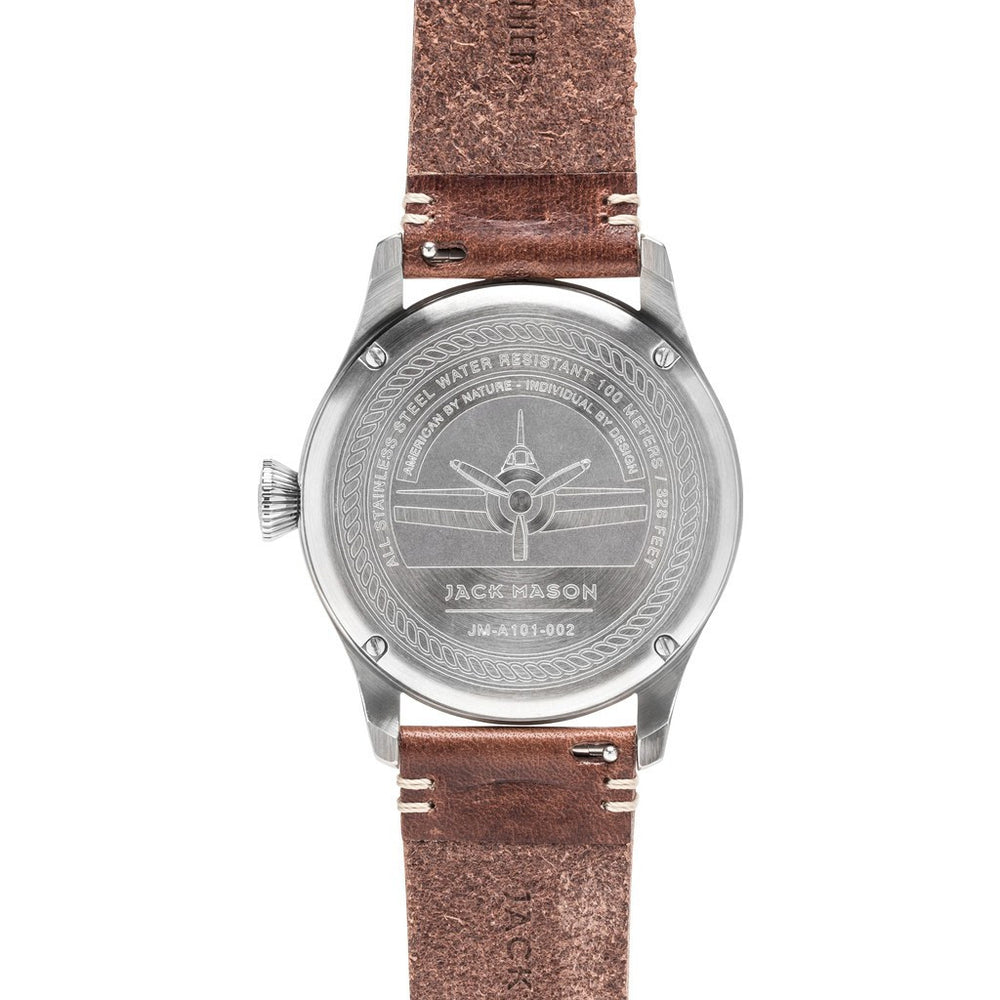 Jack Mason Watch JM-A101-002 Men\'s Regular Import Brown with Box Stainless Steel Jack Mason Wristwatches for sale | eBay main image 4