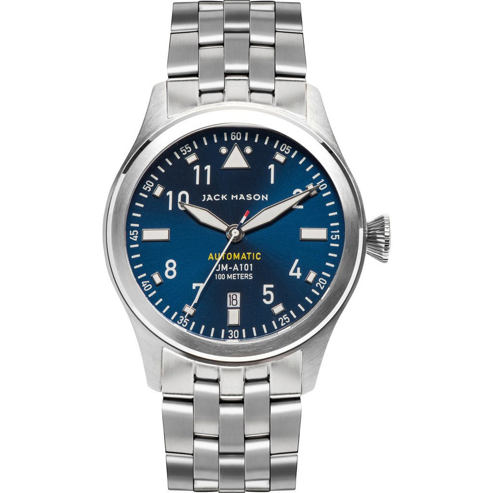 Jack Mason Aviator JM-A101-106 Automatic Watch Steel JM-A101-106