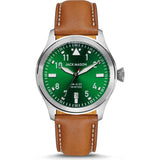 Jack Mason Aviation Watch | Green/Tan Leather JM-A101-404