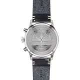 Jack Mason Aviator Black Chronograph Stainless Steel Watch | Black Leather JM-A102-015
