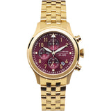 Jack Mason Aviator JM-A202-006 Chronograph Watch | Gold Steel JM-A202-006