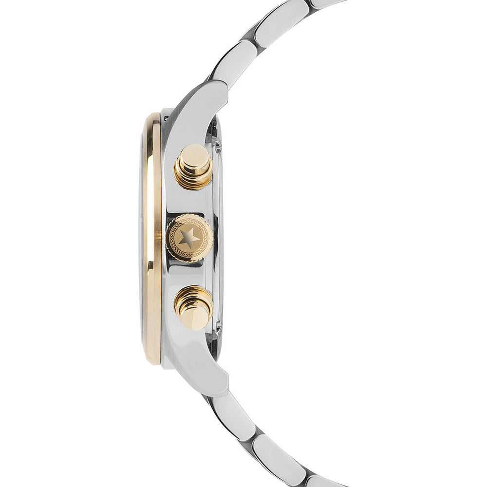 Jack Mason Gray Aviator Chronograph Watch | Two Tone Steel – Sportique