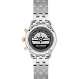 Jack Mason Gray Aviator Chronograph Watch 36mm | Two Tone Steel JM-A202-225