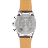 Jack Mason Nautical Navy Chronograph Stainless Steel Watch | Brown Leather JM-N102-015