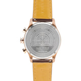 Jack Mason Nautical Grey Chronograph Rose Gold Tone Watch | Brown Leather JM-N102-026