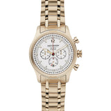 Jack Mason White Nautical Chronograph Gold Watch | Steel  JM-N102-341