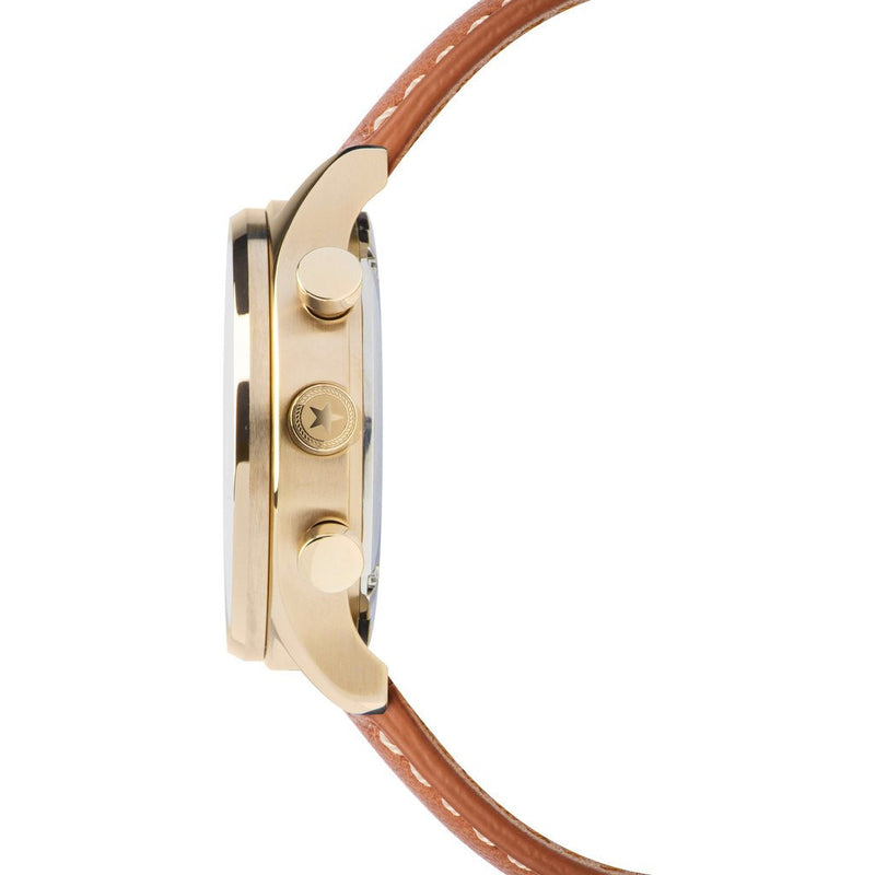 Jack Mason Nautical JM-N202-006 Chronograph Watch Tan Leather