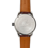Jack Mason Navy Nautical 3-Hand Stainless Steel Watch 45mm | Brown Leather  JM-N301-001