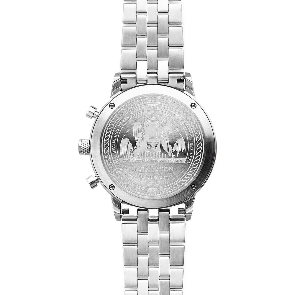 Jack Mason Racing Chronograph Watch 40mm | Black/Stainless  display picture 1