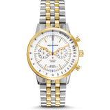 Jack Mason Racing Chronograph Watch | White/Gold/Silver JM-R402-011