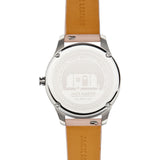Jack Mason White Slim 2 Hand Stainless Steel Watch | Pink Leather Strap JM-S401-101