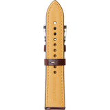 Jack Mason Aviator Watch Strap | Dark Brown Leather JMA-LS-003