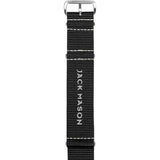 Jack Mason Aviator Watch Strap | Black Nylon JMA-NS-001